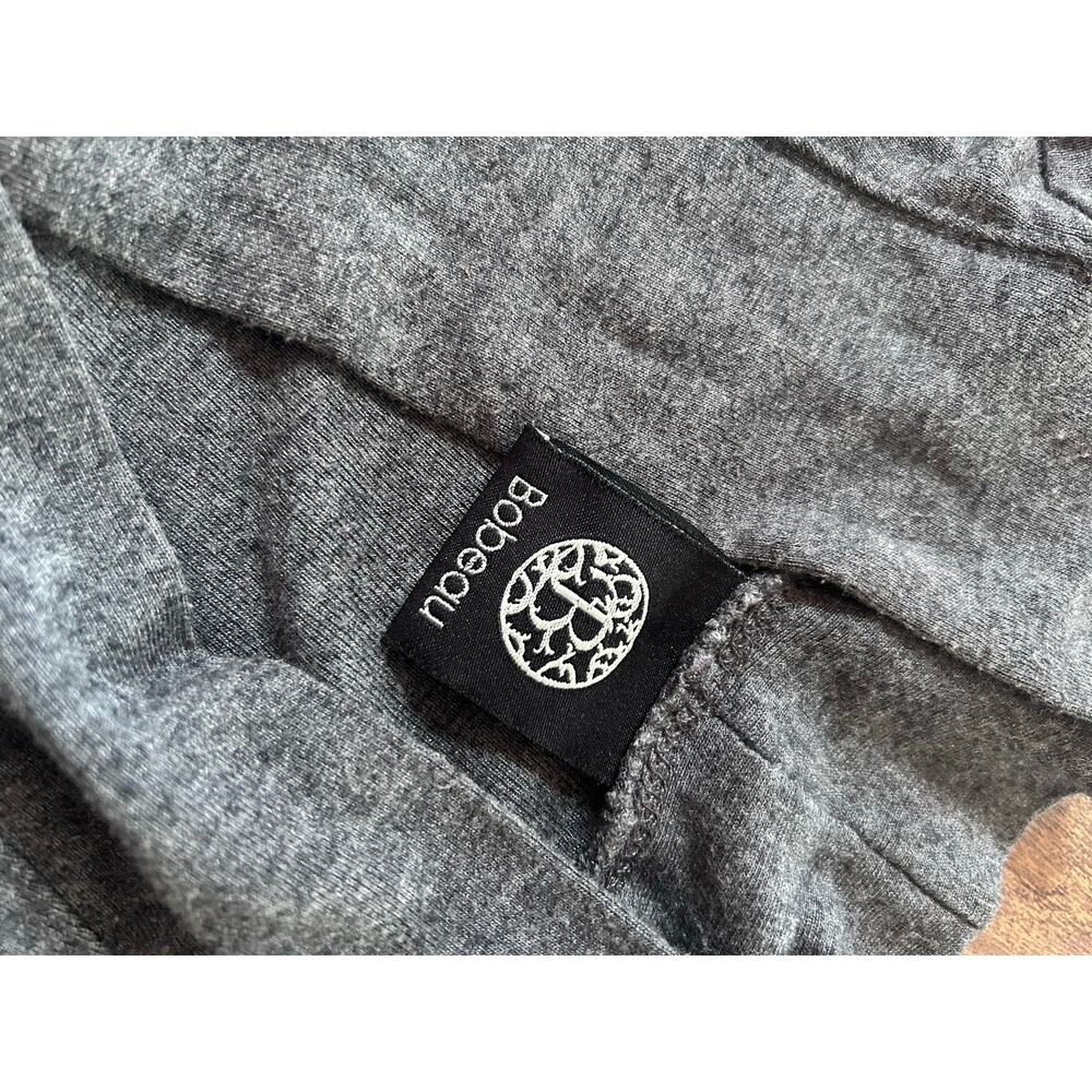 Women’s Grey Supima Cotton Blend Open Front Smart Casual Cardigan With Pockets - Picture 8 of 10